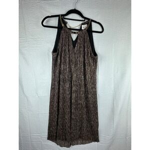 Ashley Graham Dress BEYOND Adult size 10 MetallicGold/Black